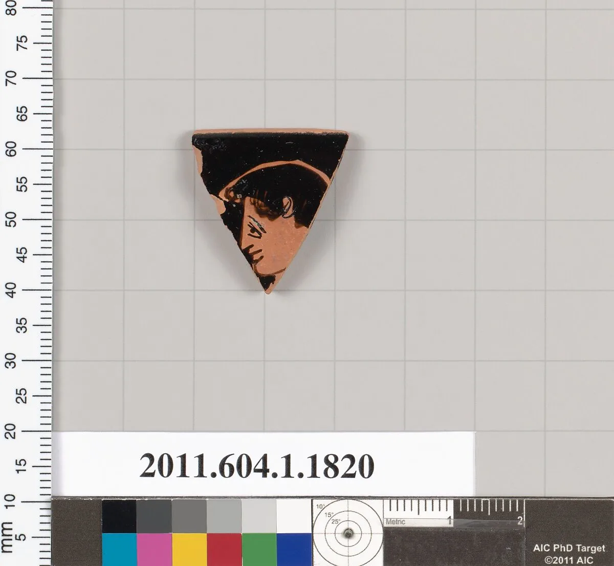 Terracotta rim fragment of a kylix (drinking cup) — Unknown