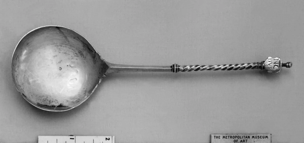 Shield-top spoon — Unknown