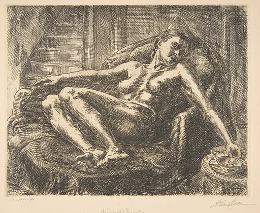 Nude with Cigarette