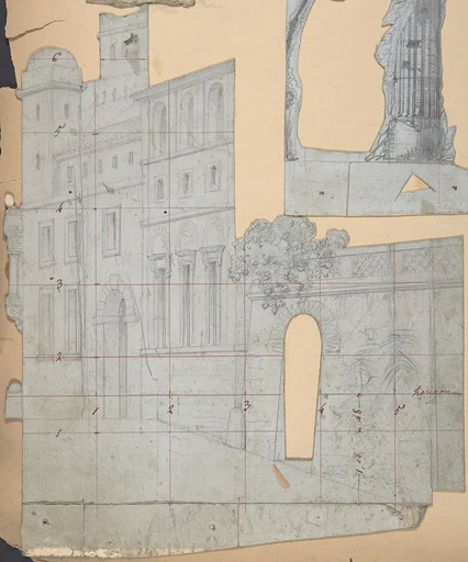 Design for a Stage Set at the Opéra, Paris