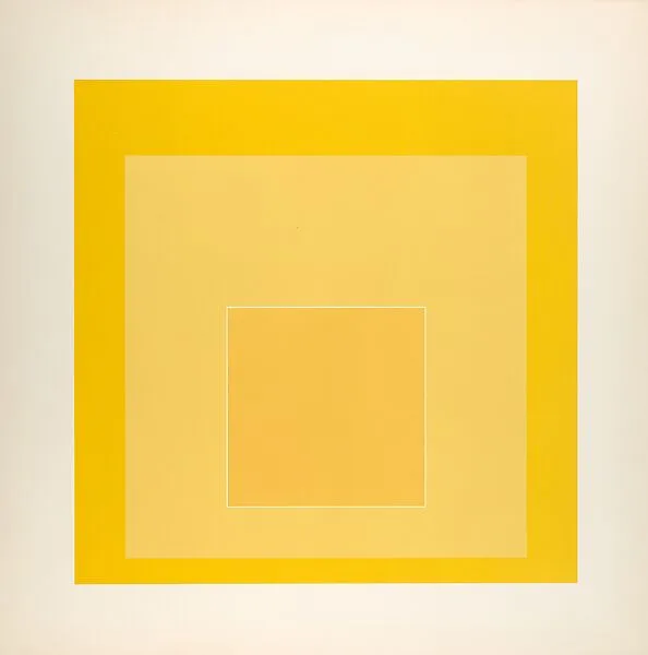 Proof for White Line Square series — Josef Albers|Gemini G.E.L.|Kenneth E. Tyler