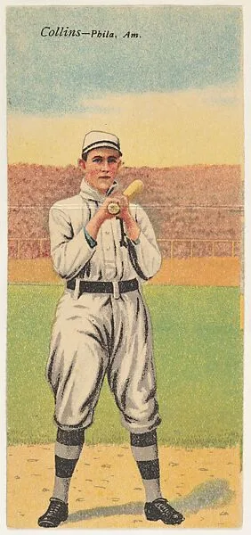 Collins, Philadelphia, American League, from the Mecca Double Folder series (T201) — Mecca Cigarettes