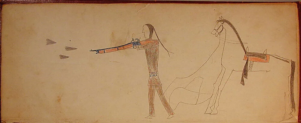 Maffet Ledger: Indian Shooting Gun — Unknown