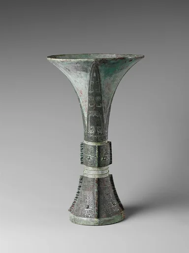 商 青銅觚|Wine beaker (gu)