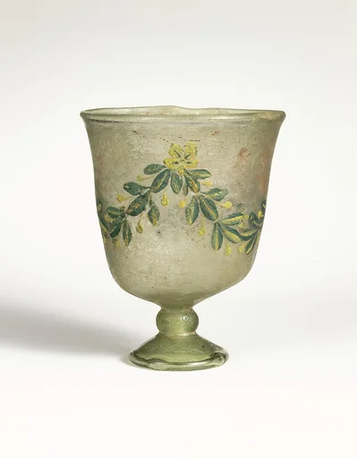 Glass goblet