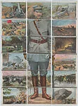 Poland, from the World War I Puzzle Cards series — Chocolates Jaime Boix, Barcelona|General Józef Haller|J. Lopez