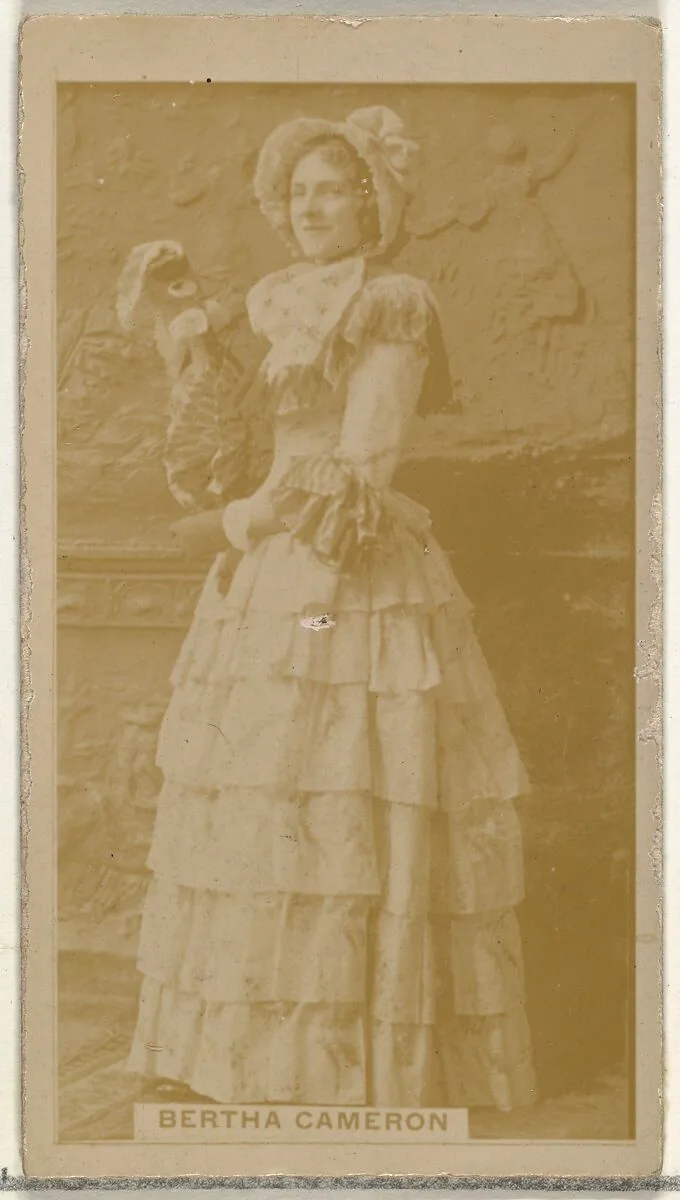 Bertha Cameron, from the Actors and Actresses series (N145-8) issued by Duke Sons & Co. to promote Duke Cigarettes — American Tobacco Company|W. Duke, Sons & Co.