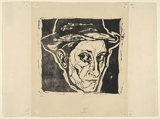 Self-Portrait with Hat II