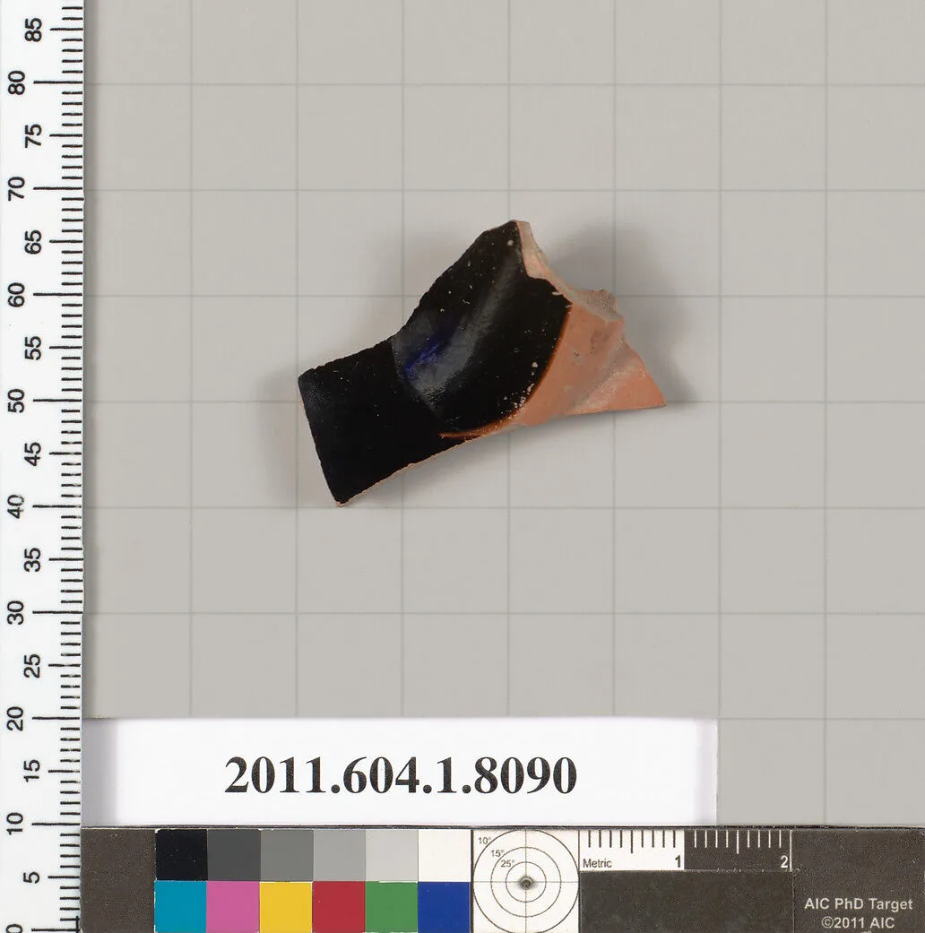 Terracotta fragment of a kylix (drinking cup) — Unknown