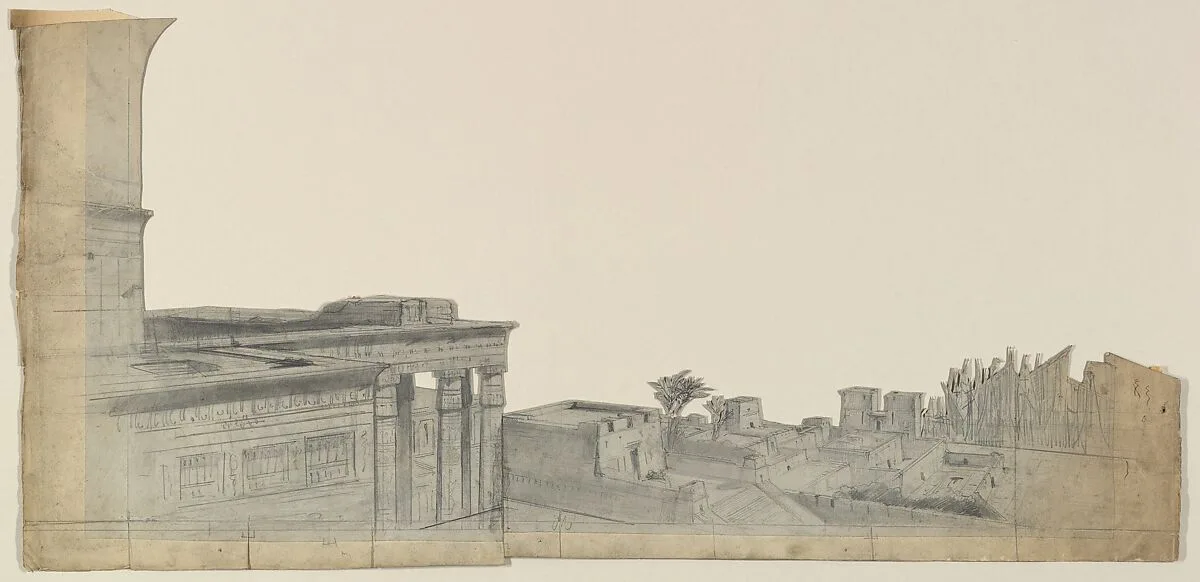 Design for a Stage Set — Eugène Cicéri