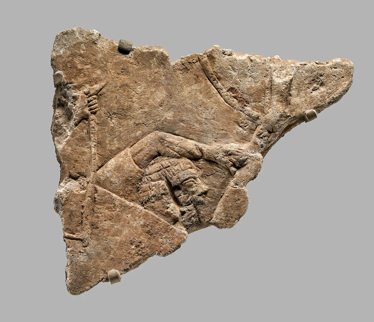 Relief: fragments of a siege scene — Unknown
