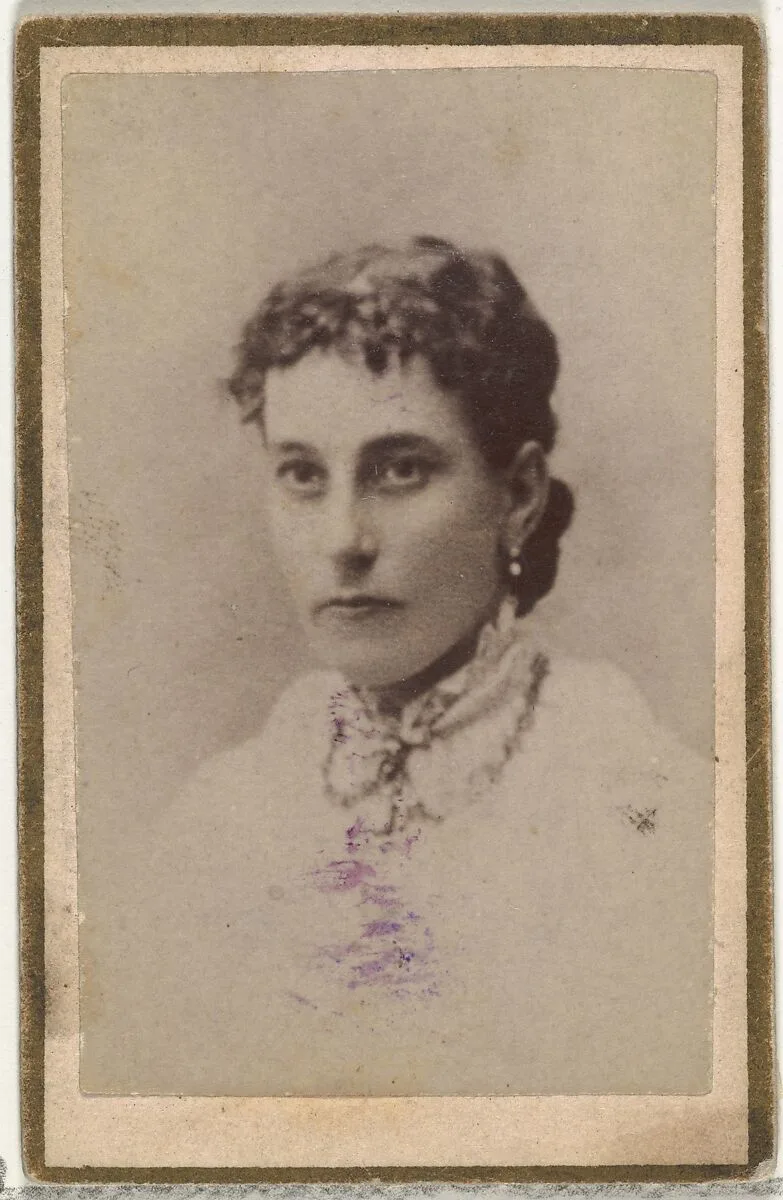 From the Actresses and Celebrities series (N60, Type 2) promoting Little Beauties Cigarettes for Allen & Ginter brand tobacco products — Allen & Ginter