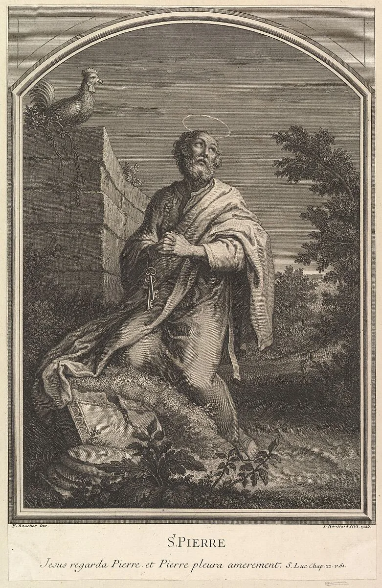 Saint Pierre — François Boucher|Jean-Baptiste Haussard