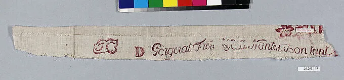 Piece — Gorgerat Frères et Cie