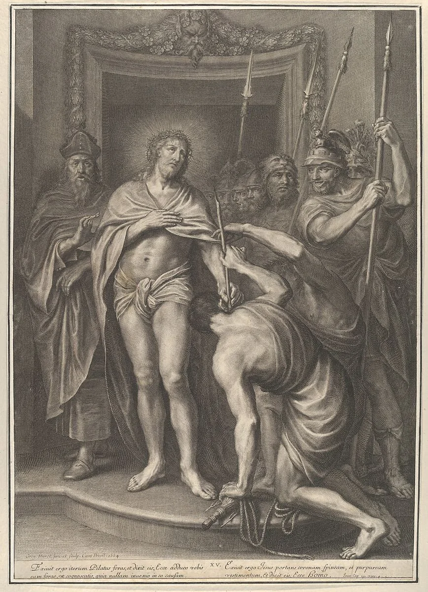 Christ Before the People, from The Passion of Christ, plate 15 — Grégoire Huret