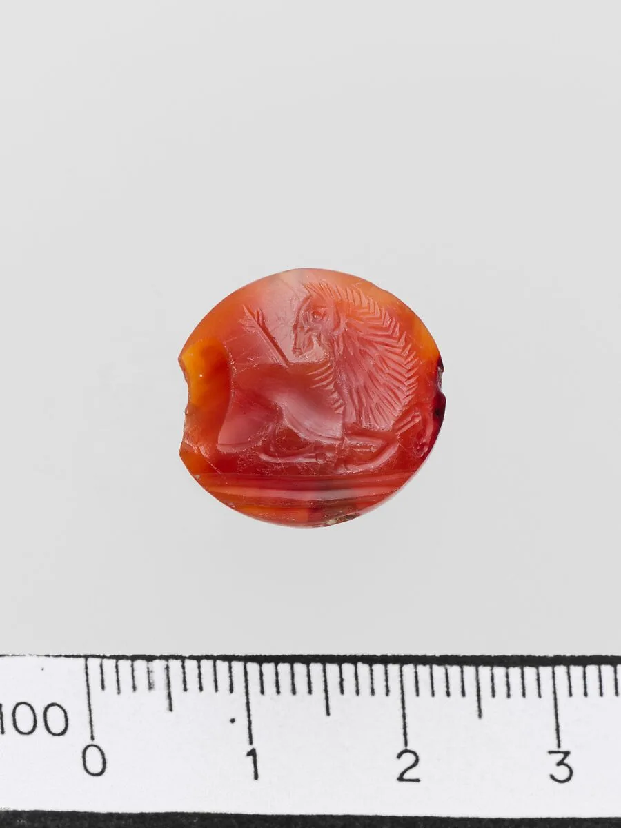 Carnelian lentoid seal — Unknown