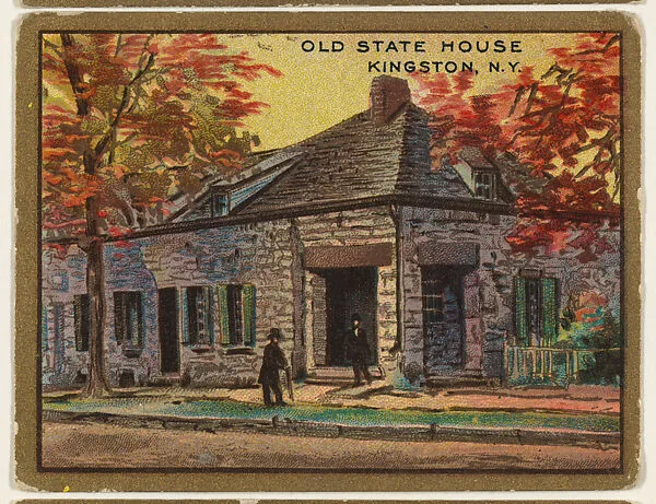 Old State House, Kingston, New York, from the "Historic Homes" series (T69), issued with Helmar Cigarettes by S. Anargyros Tobacco Company — S. Anargyros Tobacco Company