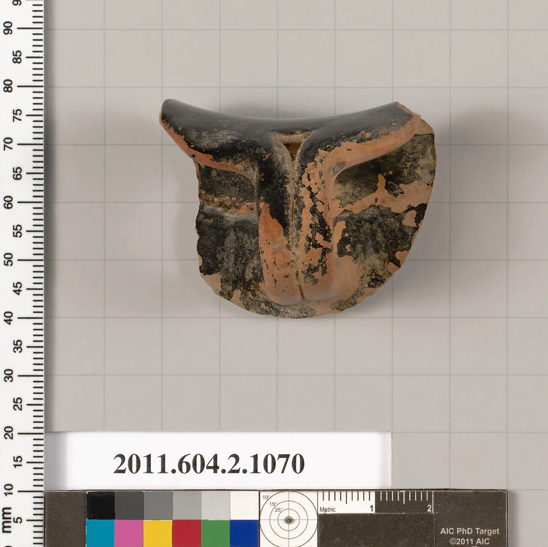 Terracotta fragments of a mug, oinochoe, shape 8 — Unknown