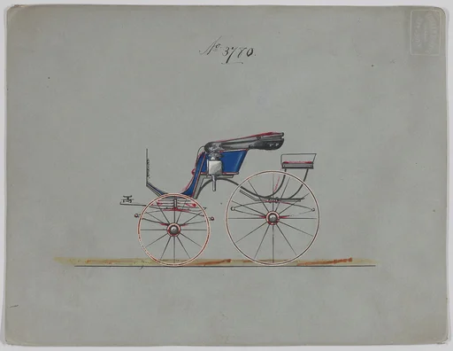 Design for Pony Phaeton, no. 3780