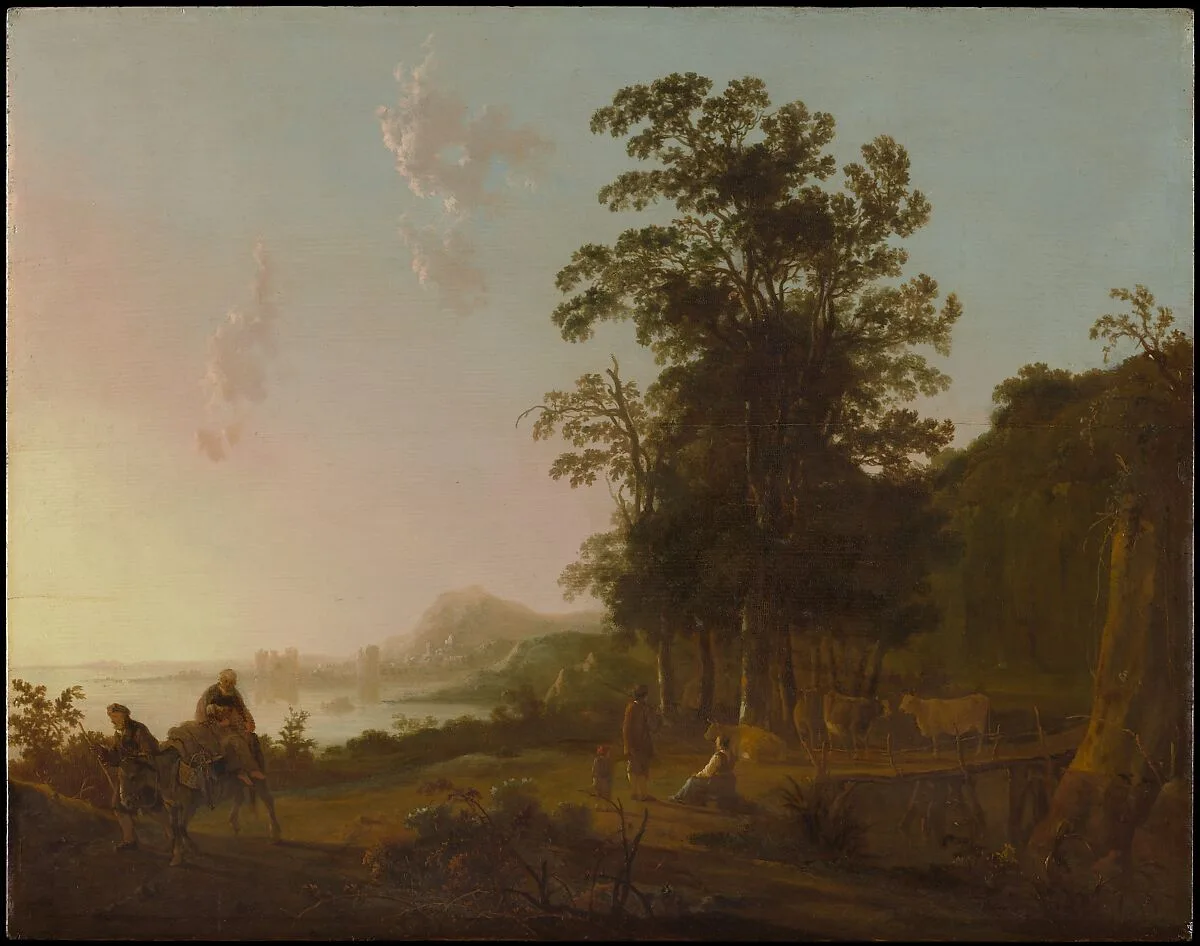 Landscape with the Flight into Egypt — Aelbert Cuyp