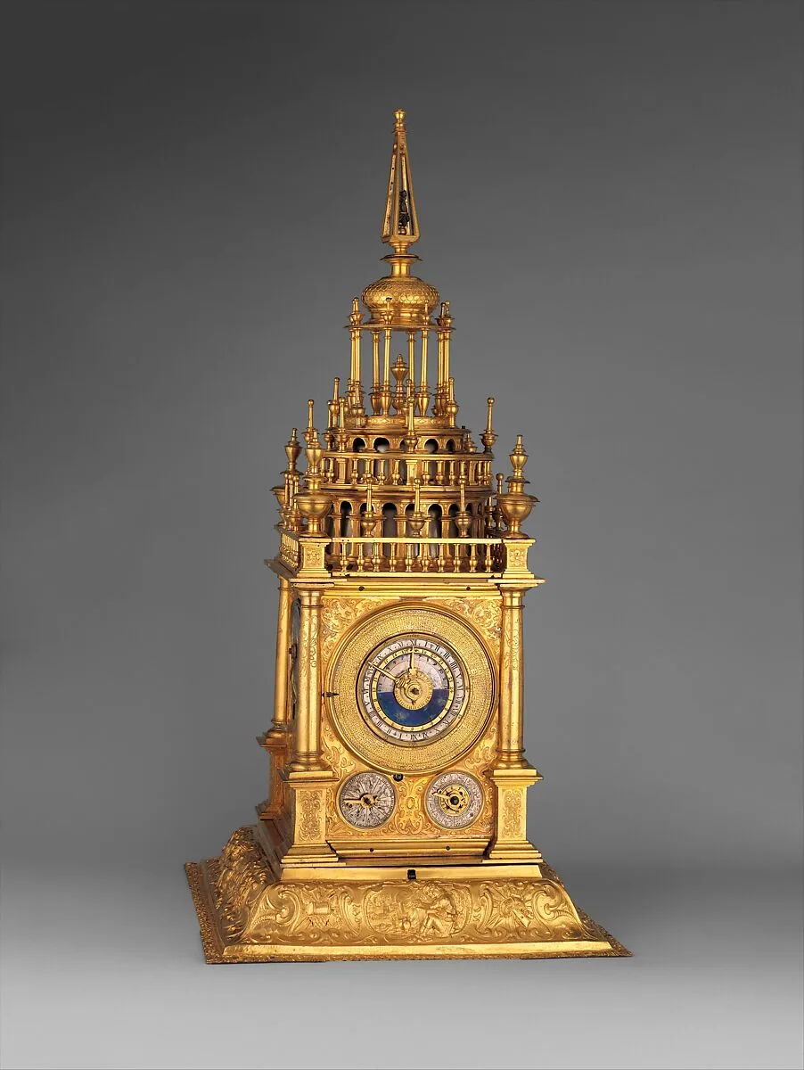 Astronomical table clock — Unknown