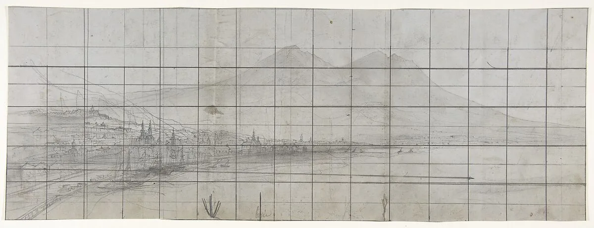 Design for a Stage Set at the Opéra, Paris — Eugène Cicéri