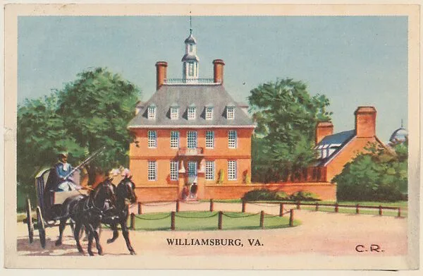 Williamsburg, VA., bakery card from the Nature's Splendor series (D39-7), issued by the Gordon Bread Company — Gordon Bread Company