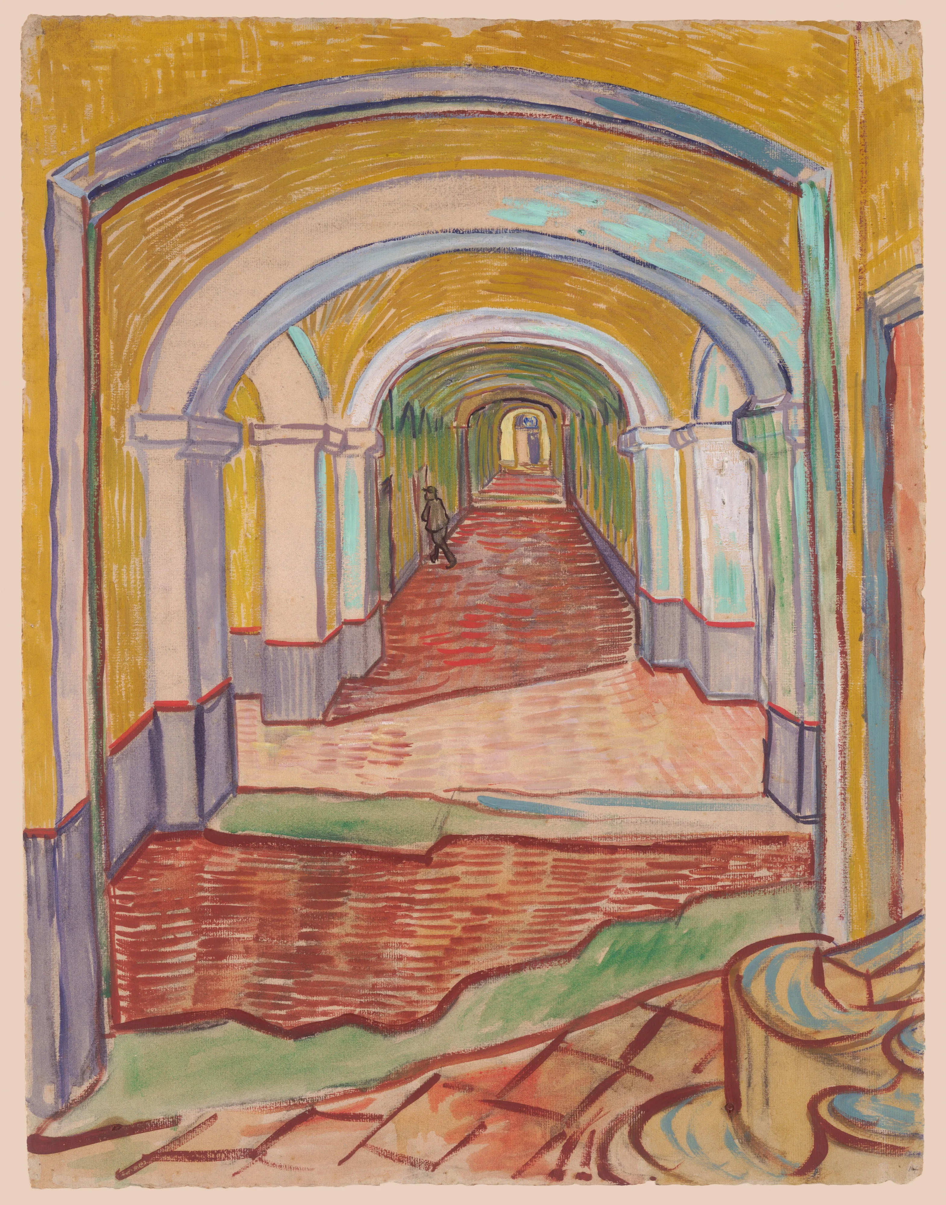 Corridor in the Asylum — Vincent van Gogh