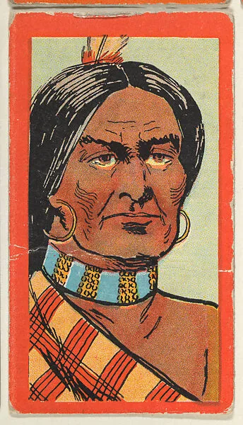 Wife of Powhatan, from the "Indian Series" (T74), issued with Burley Cubs Cigars and Sweetbriar Cigarettes by the Booker Tobacco Company — Booker Tobacco Company, Lynchburg, Virginia