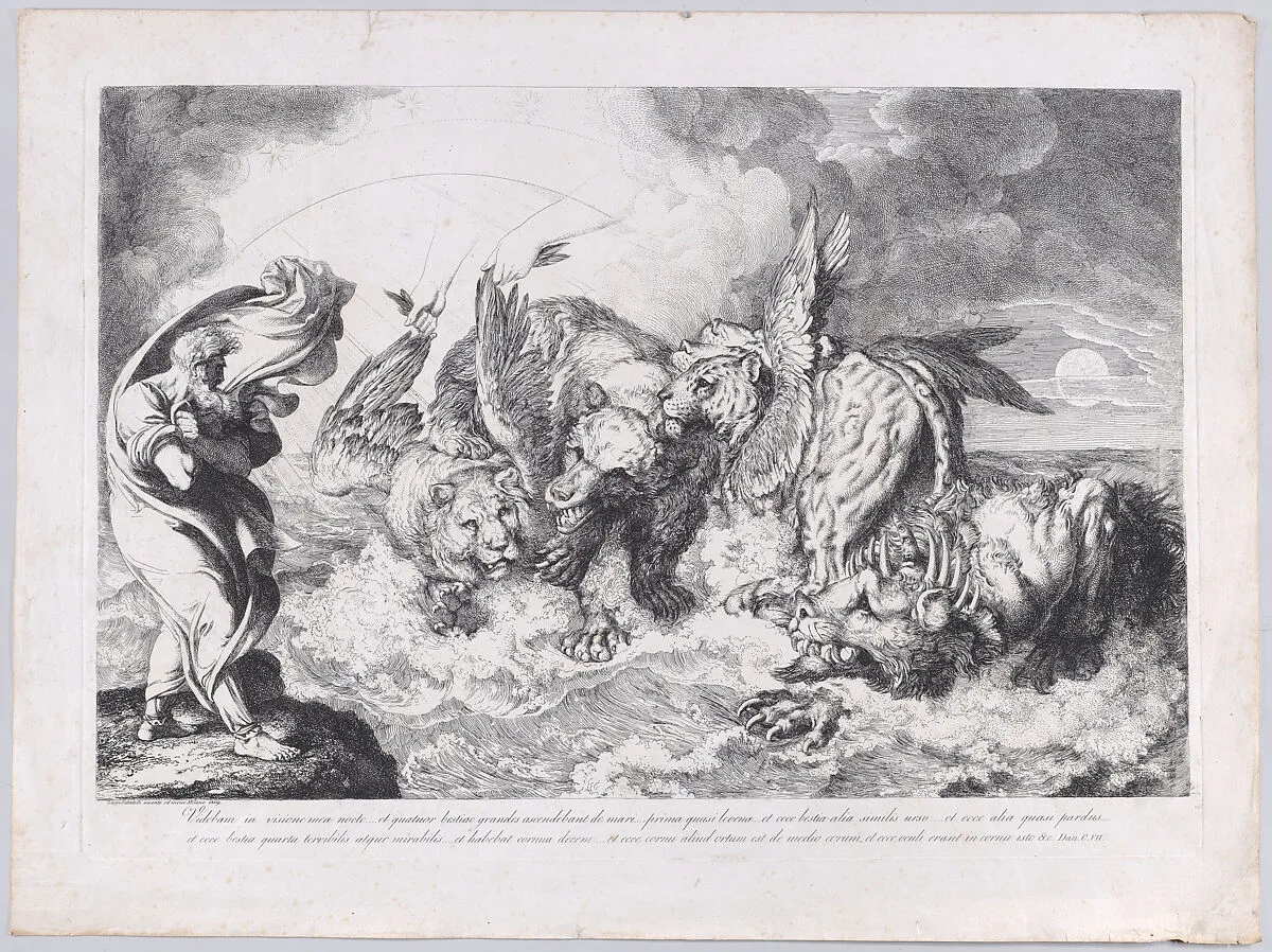 The vision of the prophet Daniel — Luigi Sabatelli