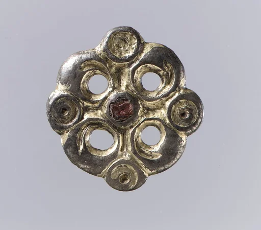 Openwork Rosette Brooch