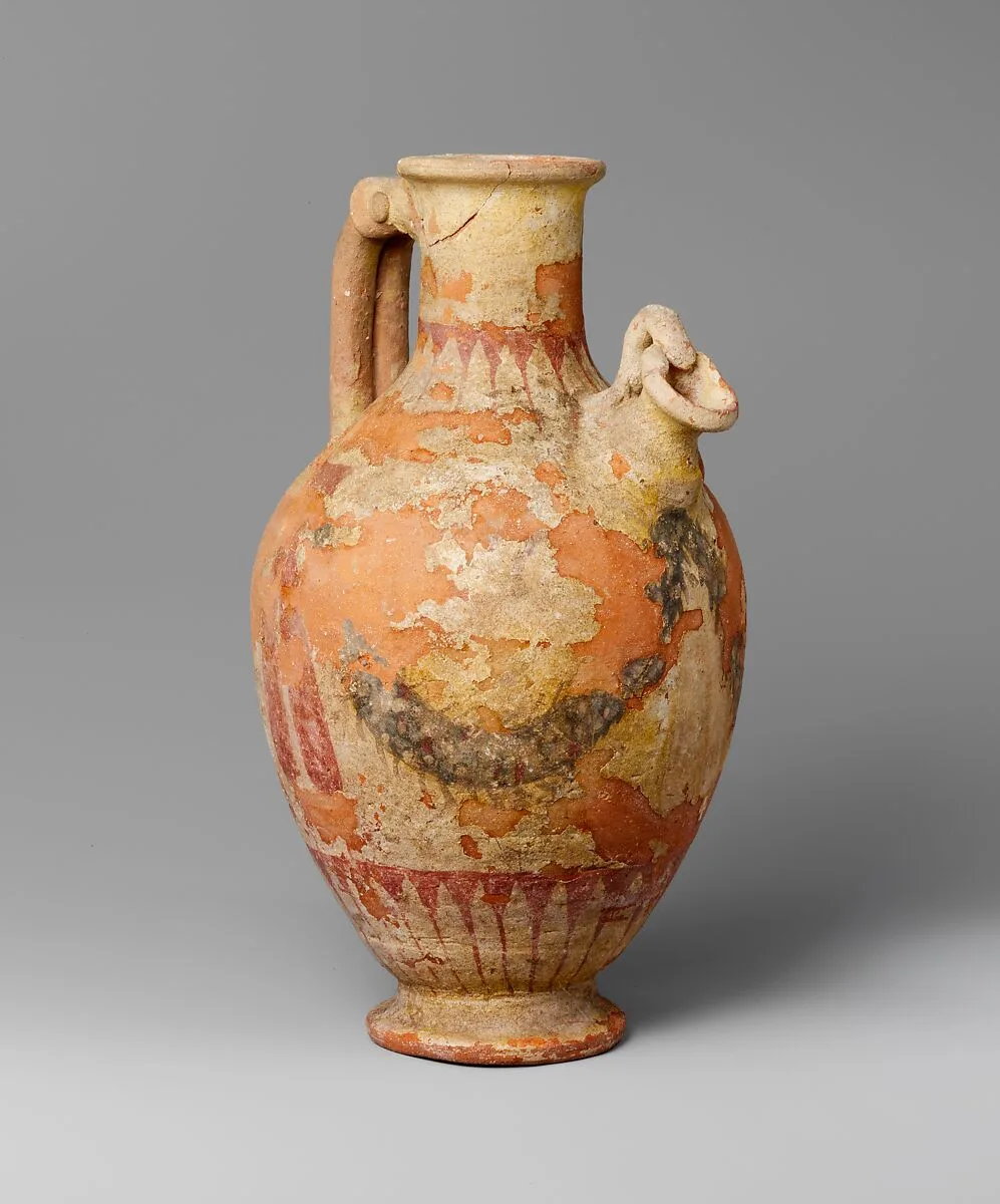 Terracotta jug with a pitcher-spout — Unknown