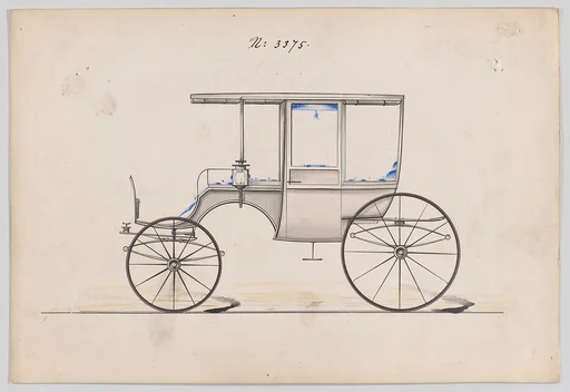Design for 6 seat Rockaway, no. 3375