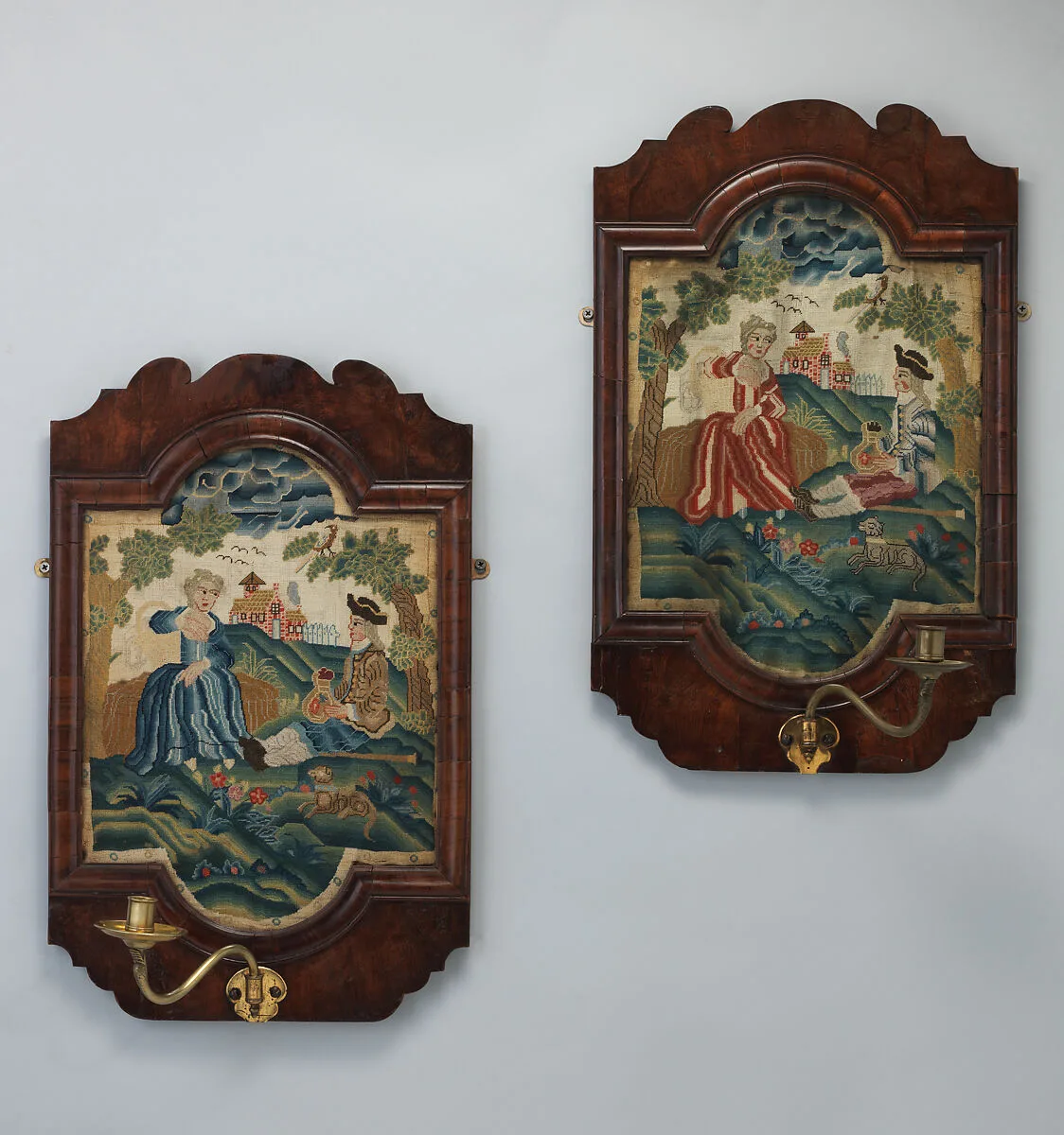 Pair of single-light sconces — Unknown