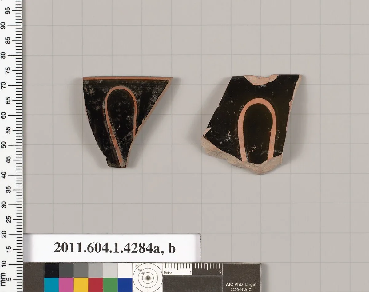 Terracotta rim fragments of kylikes (drinking cups) — Unknown