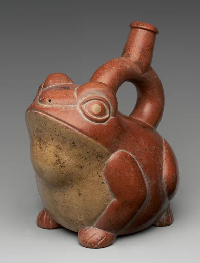 Stirrup Spout Bottle: Frog