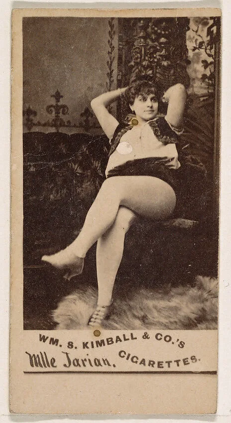 Mlle. Jarian, from the Actresses series (N203) issued by Wm. S. Kimball & Co. — William S. Kimball & Company