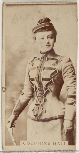 Josephine Hall, from the Actors and Actresses series (N45, Type 8) for Virginia Brights Cigarettes