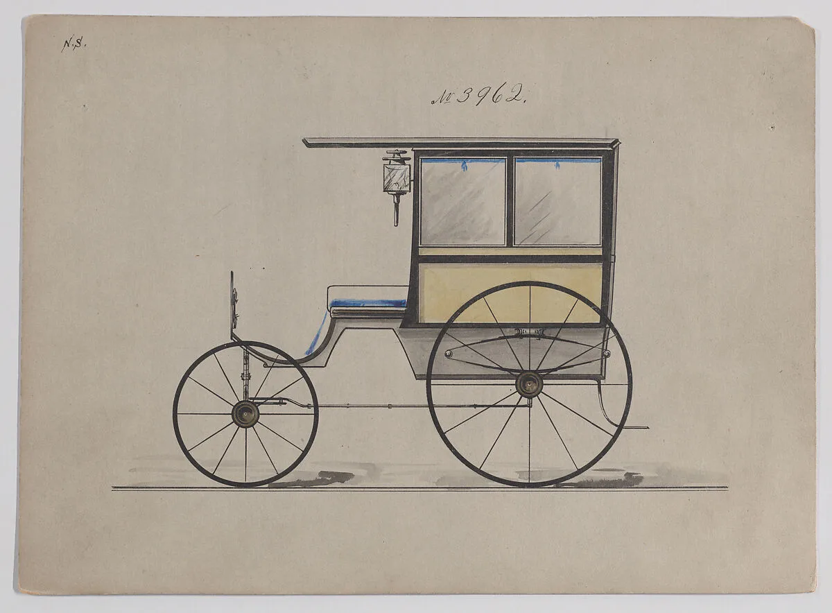 Design for Omnibus or Wagonette, no. 3962 — Brewster & Co.|Herman Stahmer