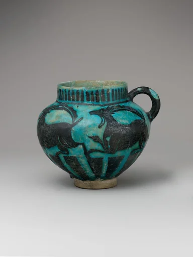 Cup with Running Ibexes