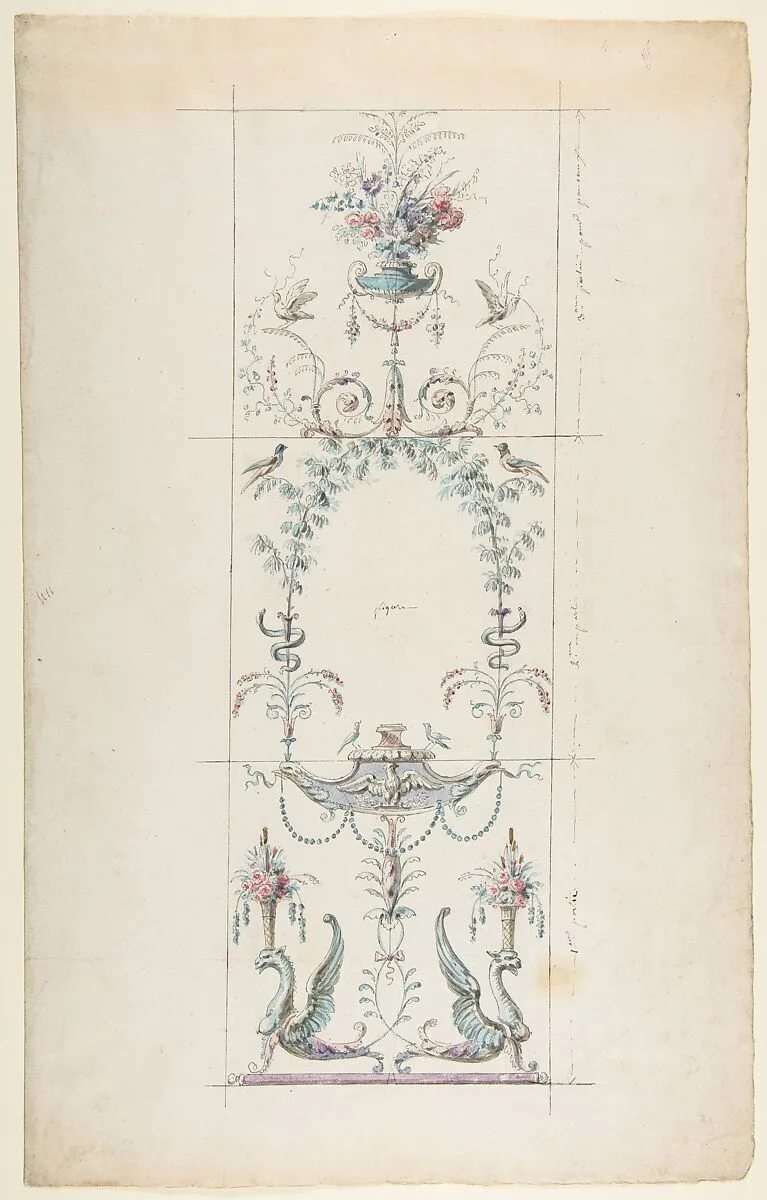 Design for a Wall Panel — Henri Sallembier