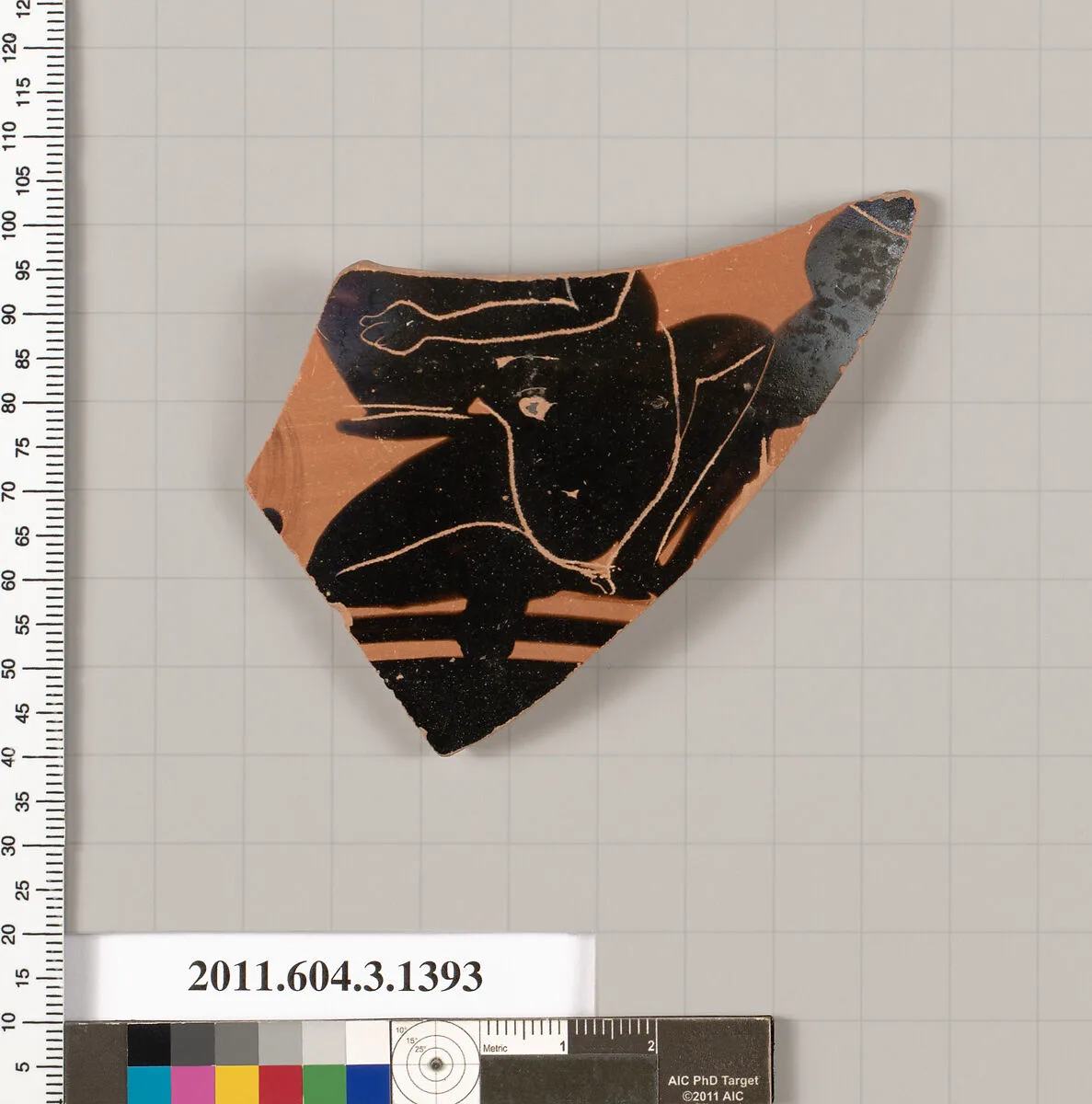 Terracotta fragment of a skyphos (deep drinking cup) — Unknown