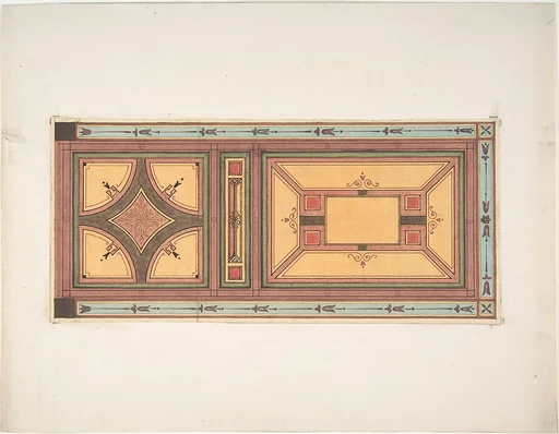 Pompeiian Design for Paneling