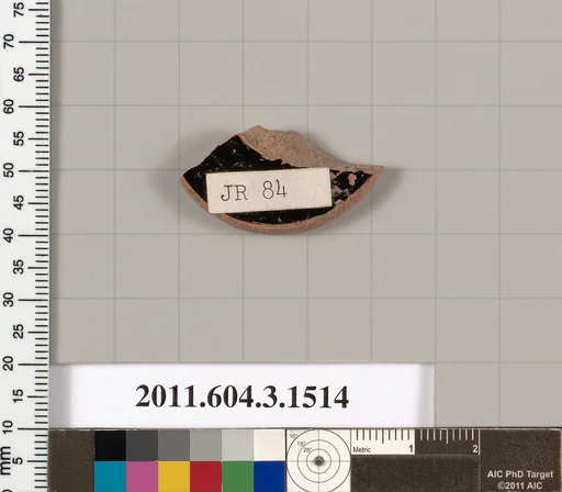 Terracotta fragment of a lekythos (oil flask)?