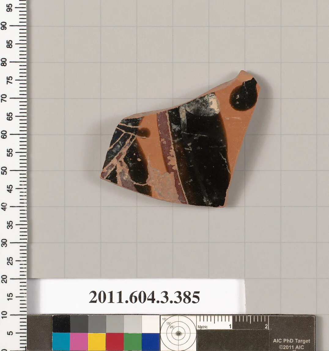 Terracotta fragment of a neck-amphora (jar) — Unknown
