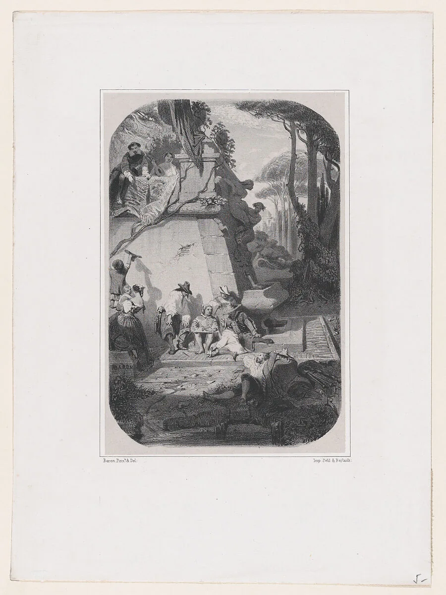 A Siesta in Italy — Henri-Charles-Antoine Baron