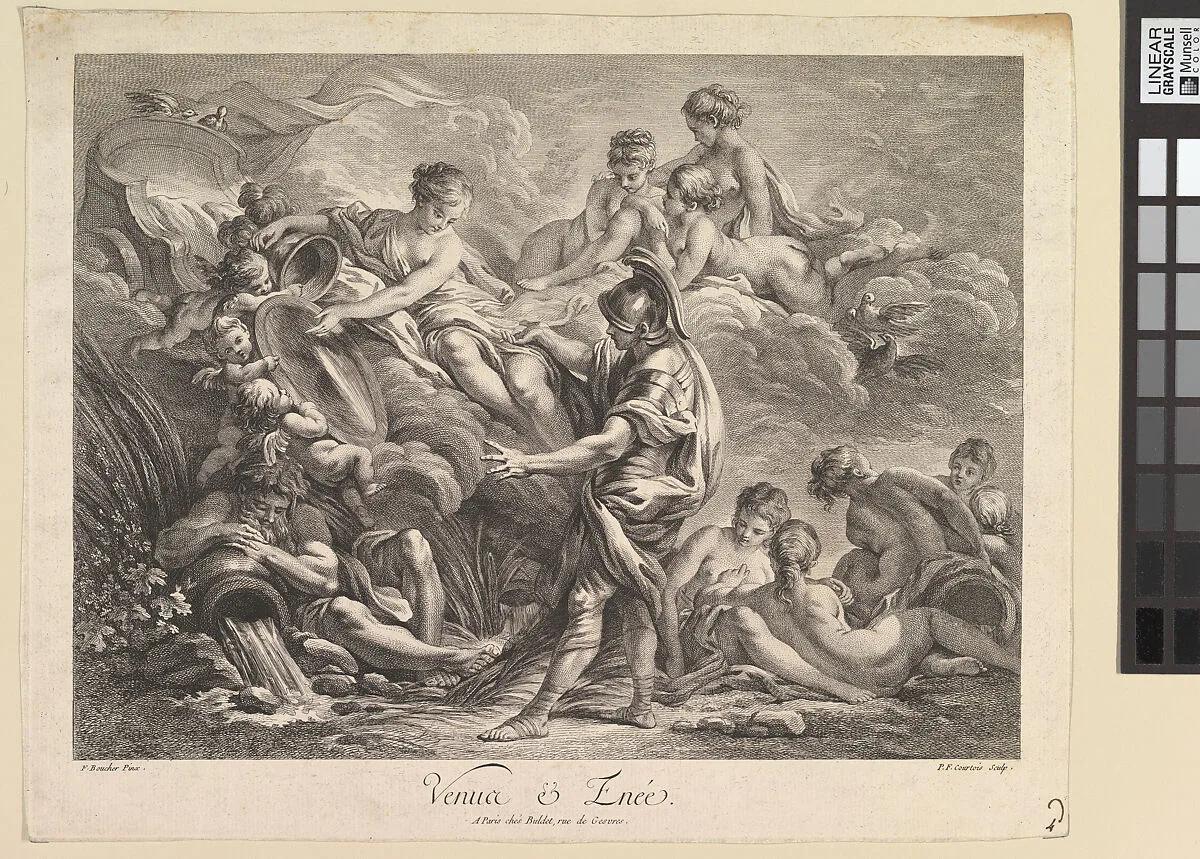 Venus and Aeneas — Pierre François Courtois|François Boucher