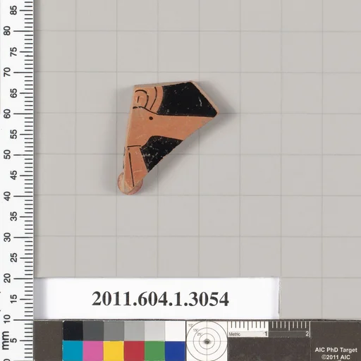 Terracotta fragment of a kylix (drinking cup)
