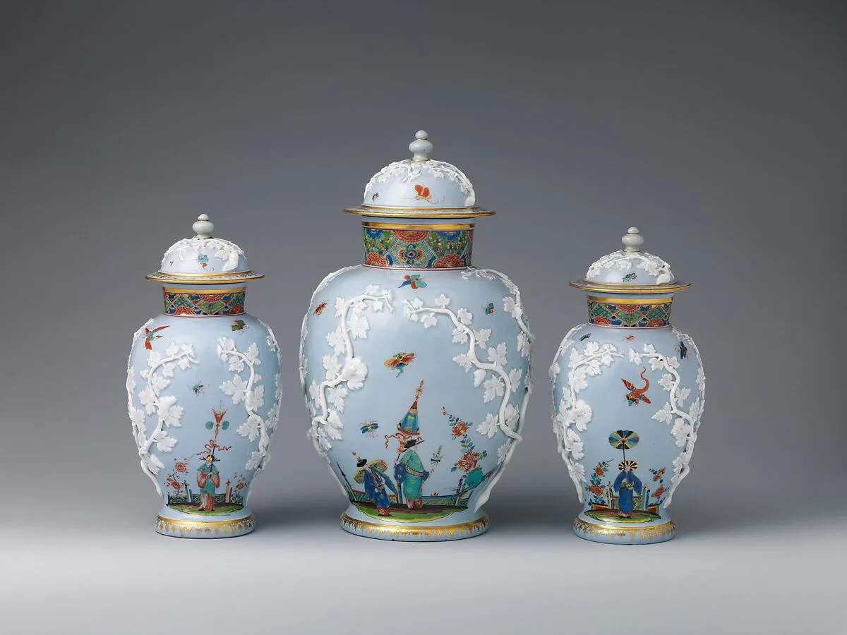 Vase (from a garniture of three) — Meissen Manufactory