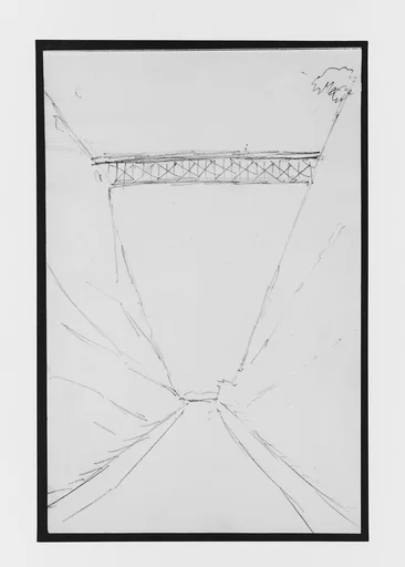 Bridge Crossing a Perspective Road (from Sketchbook)